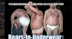 Desktop Screenshot of bears-in-underwear.com